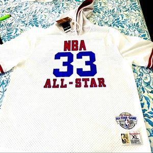 Larry Bird NWTS All-Star game 35th annual Eastern conference JERSEY HODDIE 1985!